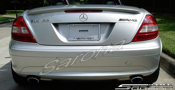 Custom Mercedes SLK  Coupe Trunk Wing (2005 - 2008) - $225.00 (Manufacturer Sarona, Part #MB-035-TW)